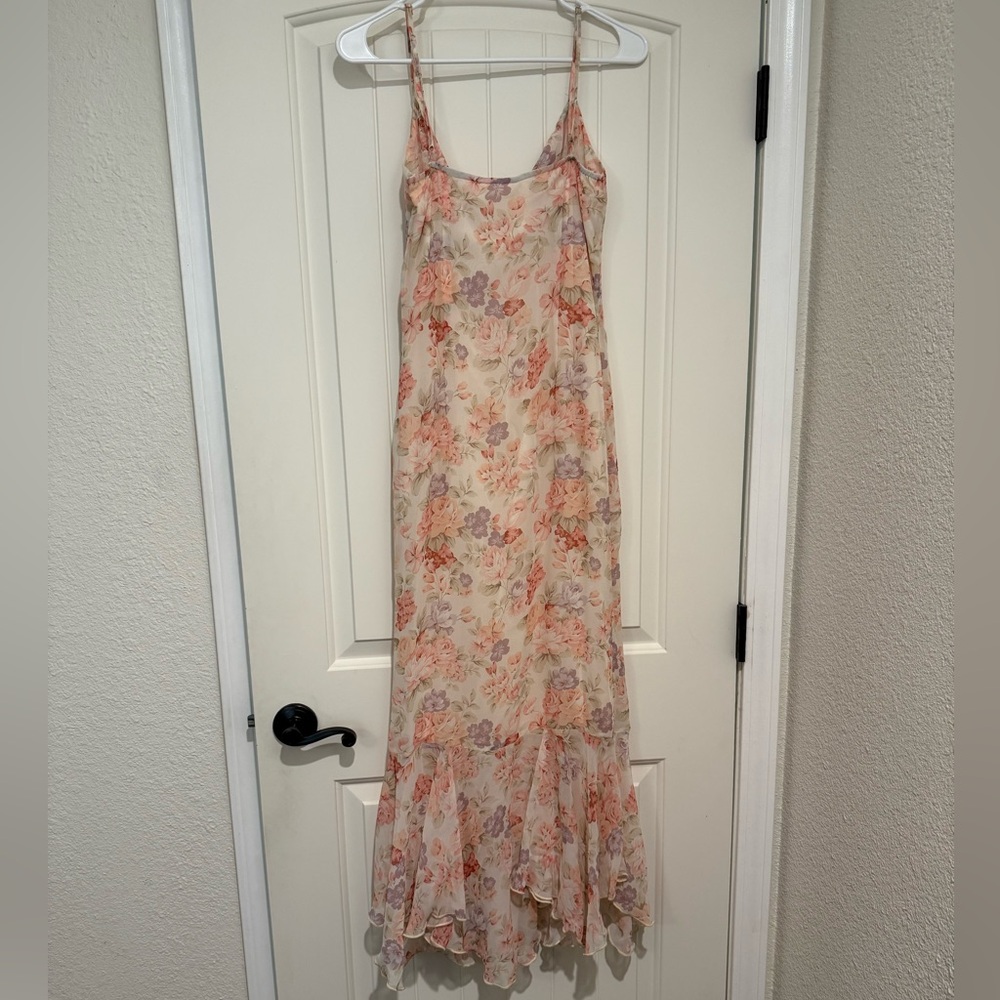 Chiffon Ruffle Cami Floral Dress - image 3